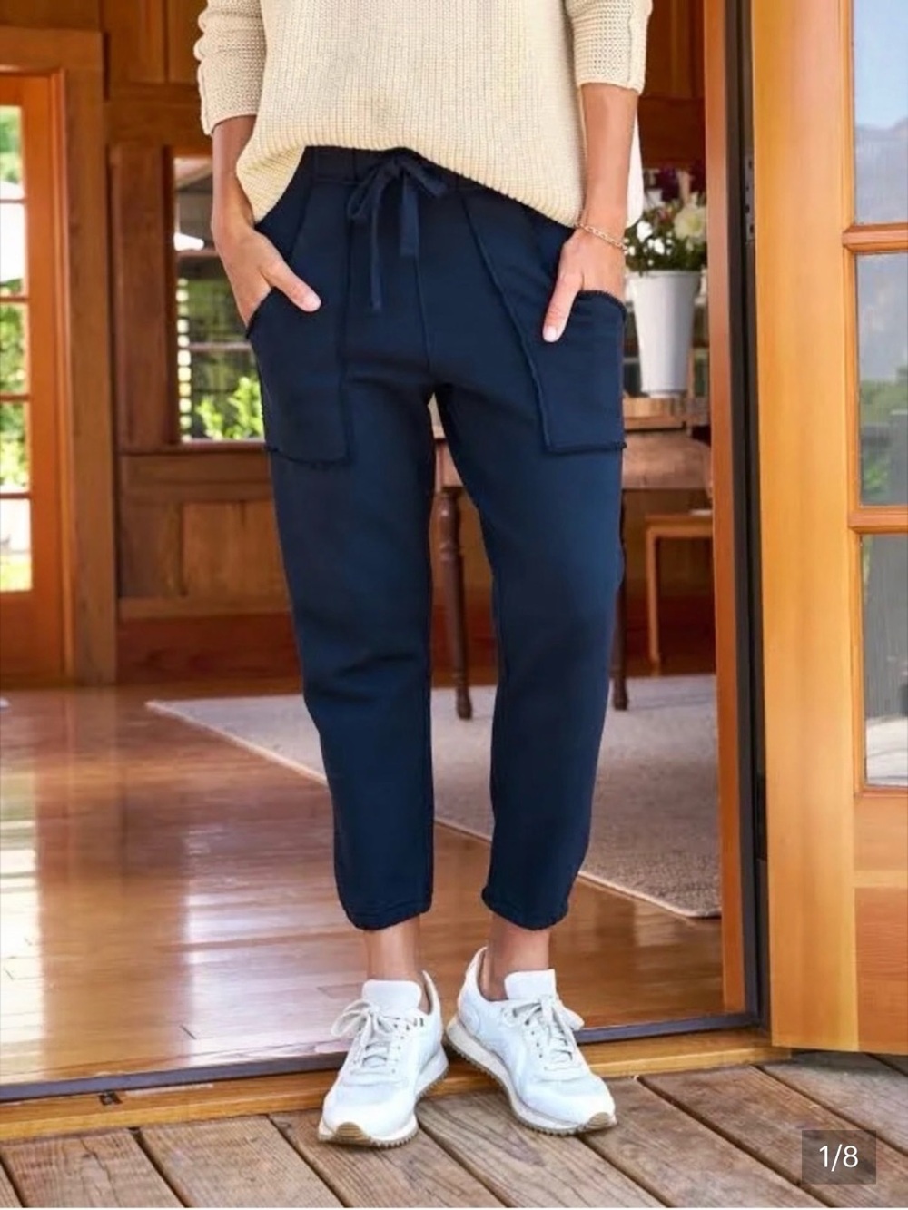 Frank&Eileen EAMON Joggers in Royal Navy, size M. NO LONGER SOLD!